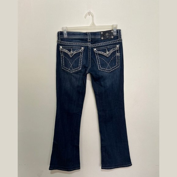 Miss Me Dark Wash Bootcut Jeans Style JE5180B3L Size 29 - Picture 1 of 10